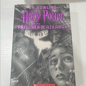Scholastic Harry Potter Book with Purple Accents